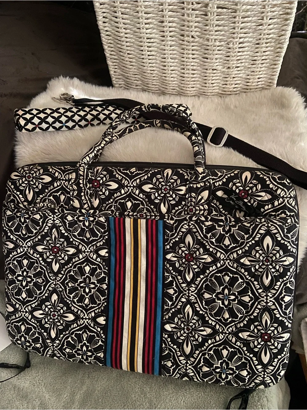 Vera Bradley Barcelona Laptop Bag.